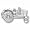 Tractor Charm in Sterling Silver
