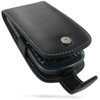 PDair F41 Black Leather Case for Nokia C3-00