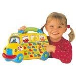 Fisher Price Talking Alphabet School Bus - Sesame Street Elmo and Friends