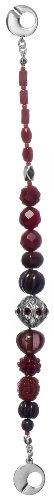 PILGRIM 562-301 Create-it Kette, versilbert, rot Preisvergleich