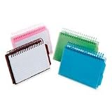 Esselte ESS-73138 Oxford View Front Spiral Bound Index Card - 50 Sheet[s] - Ruled - 5 X 3 - 50 / Pack - Blue Pink Green Brown