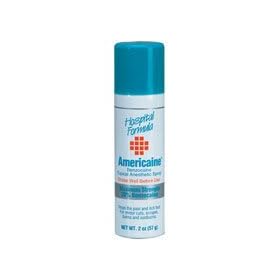 Americaine Benzocaine Topical Anesthetic Spray Maximum Strength 20% Benzocaine 2 OZ