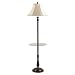 Floor Lamp with Tray in Antique Rust