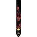 Ralph Marlin Optic Impressions Guitar Straps, Flames