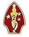 2nd Marine Division Small Hat Pin