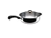 Paula Deen 4 Quart Covered Saute Pan, Stainless Steel