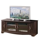 Transitional Style Havana Finish LCD/Plasma TV stand 50"