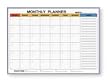 Dakota Designs 2RXE1 Magnetic Monthly Planner, 36x24 In