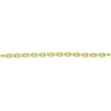 BrandTech 781292 Plastic PCR 12-Domed Cap Strip, Yellow (Pack of 125)