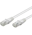 BIGtec 30m CAT.5e Ethernet LAN Patchkabel Gigabit Netzwerkkabel Patch Kabel wei&szlig; weiss (RJ45, Cat 5e, Twisted Pair UTP, 1000 Mbit/s) 2 x RJ45 Stecker ideal f&uuml;r Switch , DSL Verbindungen , Patchfelder , Patchpanel , Router , Modem , Access Point und andere Ger&auml;te mit RJ45 Anschlu&szlig; ,CAT Kabel KAT Kabel CAT5e