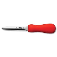 Victorinox Oyster Knife 4-Inch Galveston Style Blade, Red SuperGrip Handle