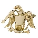 Brass Accents A04-K2000 Weathered Rust Eagle Knocker-5-7/8
