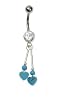 Sterling Silver Belly Ring Heart Sterling Silver Belly Ring Heart