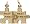 Best Friend/Puzzle Piece, Gold Plated Silver Charm by Rembrandt Charms