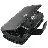 Luxury Black Leather Premium Book Case for HTC Cruise / XDA Orbit 2