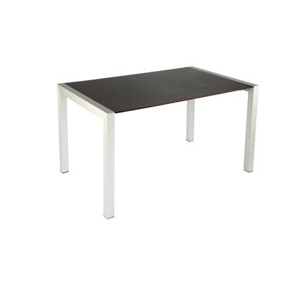 ITALMODERN Devon Table; Silver Top/Aluminum