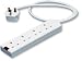 Eurosonic Extension Lead 4-way 2m Ref Es053m2