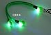 Sunbeam Molex Power Supply Splitter 1m4p2f4p Uv Green