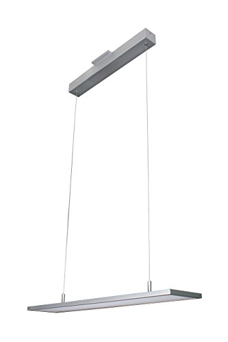 Best Buy VONN VMC31610AL Modern Linear LED Chandelier Lighting with Adjustable Hanging Light, Silver