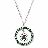 Boston Celtics Spirit Crystal Logo Wreath Necklace