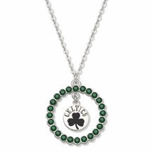 Boston Celtics Spirit Crystal Logo Wreath Necklace