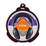 TDK MONITOR OR DJ STYLE HEADPHONES IN CLAMSHELL