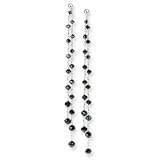 Black Diamond Briolette Earring