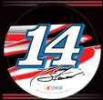 NASCAR Tony Stewart #14 Round Decal