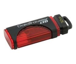 Kingston DataTraveler C10 - 32 GB USB 2.0 Flash Drive DTC10/32GB (Black & Red)