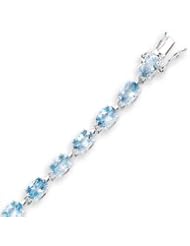 Sterling Silver Blue Topaz Bracelet