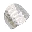 Women's Free Form No Stone Rhodium Brass Ring, Size: 5-10