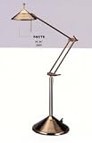 Brushed Steel & Copper 50H Halogen Desk Lamp