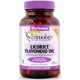Bluebonnet - Trimology Licorice Flavonoid Oil Vegetarian Softgels Gluten-Free - 90 SG