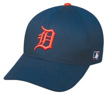 MLB ADULT Detroit TIGERS Road Blue Orange 