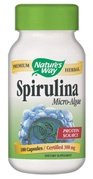 Nature's Way Spirulina Capsules, 100 Count