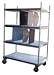 Kelmax Equipment Aluminum 3-Tier Tray Drying Rack w/ Adjustable Shelves - 2.75'' Centers