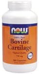 Now Foods Bovine Cartilage 750mg, Capsules, 300-Count