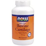 NOW Foods, Bovine Cartilage 750 mg - 300 Caps