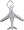 Plane, Sterling Silver Charm by Rembrandt Charms