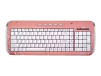 Saitek Expression Tastatur (DE, USB 2.0) pink butterfly