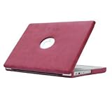 UNIEA U-Suit Leather Finish Case for 15 MacBook Pro, Marble Pink
