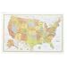Rand McNally United States Laminated Wall Map, 50