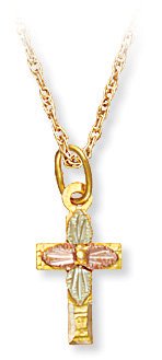 Women’s Landstrom’s® 10K Black Hills Gold Cross Jewelry Set