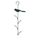Grosser Vogelfutter - Halter / Meisenkn�delhalter mit 4 Haken aus gr�nem Metall zum H�ngen ca. 40x12x0,4 cm