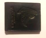 Atlanta Falcons Black Leather Embossed Bifold Wallet