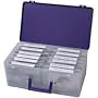 Photo Organizer Case - Clear/ Purple