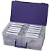 Photo Organizer Case- Clear/ Purple Image