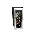 EdgeStar 12 Bottle Slim-Fit Wine Cooler - Stainless Steel Trim Door