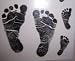 Hardley Dangerous Illusions Baby Foot Prints