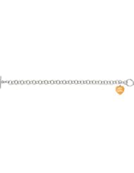 Sweethearts® Enamel Heart Charm Bracelet Sterling Silver " My Girl " 85511